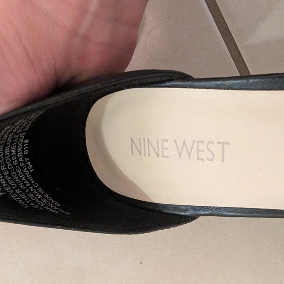 Nine West Black Mary Jane Wedge Heel - Picture 3 of 11